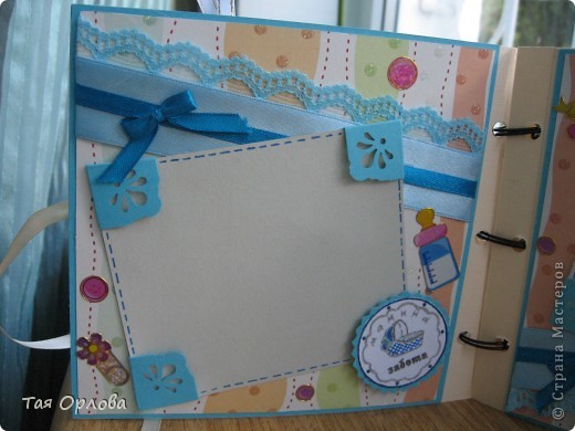 Открытка, Скрапбукинг Аппликация, Ассамбляж: Еще один мой дебют.... Бумага, Бусинки, Клей, Кружево, Ленты День рождения. Фото 6