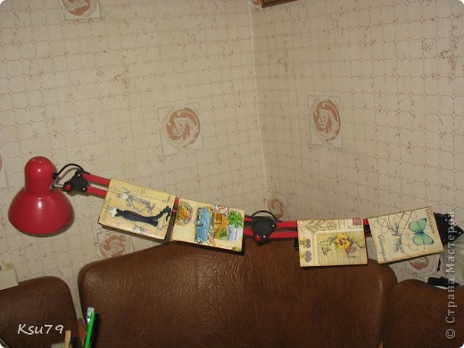  Мастер-класс Декупаж: обложки для паспорта (МК) Краска, Салфетки. Фото 12
