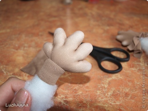  Куклы, Мастер-класс Шитьё: МК по созданию куклы "Замарашка". Часть 2 Капрон. Фото 27