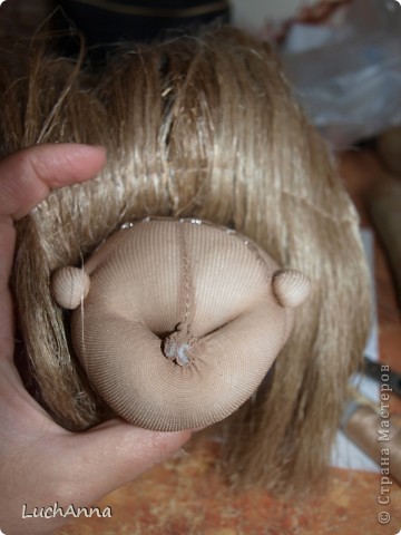  Куклы, Мастер-класс Шитьё: МК по созданию куклы "Замарашка". Часть 2 Капрон. Фото 77