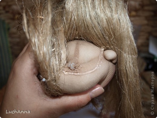  Куклы, Мастер-класс Шитьё: МК по созданию куклы "Замарашка". Часть 2 Капрон. Фото 79