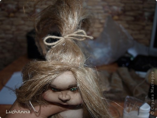  Куклы, Мастер-класс Шитьё: МК по созданию куклы "Замарашка". Часть 2 Капрон. Фото 83