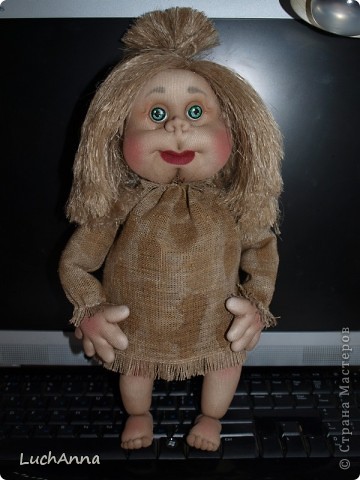  Куклы, Мастер-класс Шитьё: МК по созданию куклы "Замарашка". Часть 2 Капрон. Фото 90