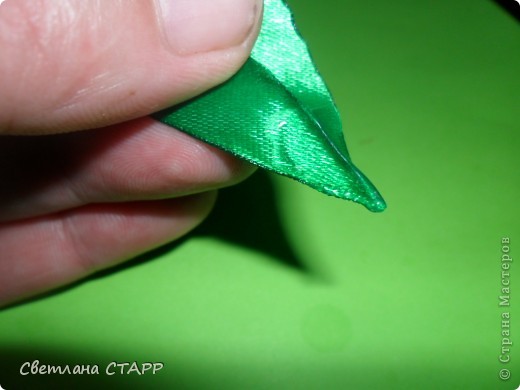  Мастер-класс Шитьё: Как я делаю лилию. Ленты. Фото 30