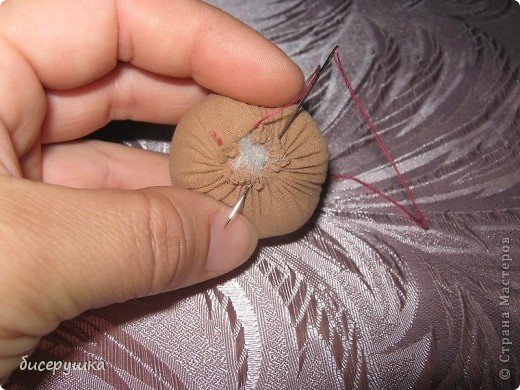 Сегодня я покажу МАСТЕР-КЛАСС по пошиву домовёнка с мешковины.... Фото 7