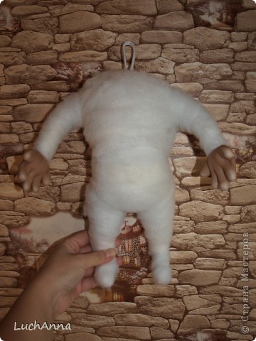  Куклы, Мастер-класс Шитьё: Кукольный каркас и тело (мини МК) Капрон, Поролон, Проволока. Фото 17