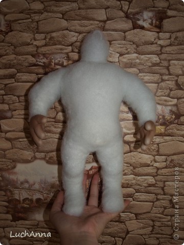  Куклы, Мастер-класс Шитьё: Кукольный каркас и тело (мини МК) Капрон, Поролон, Проволока. Фото 22