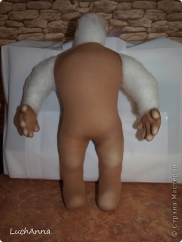  Куклы, Мастер-класс Шитьё: Кукольный каркас и тело (мини МК) Капрон, Поролон, Проволока. Фото 31