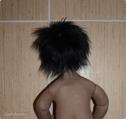  Куклы, Мастер-класс Шитьё: Кукольный каркас и тело (мини МК) Капрон, Поролон, Проволока. Фото 39