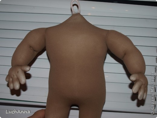  Куклы, Мастер-класс Шитьё: Утяжки на кукольном теле ( МК). Капрон. Фото 8