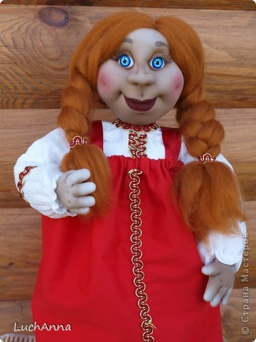  Куклы Шитьё: Марфушенька-душенька (кукла-грелка) Капрон. Фото 12