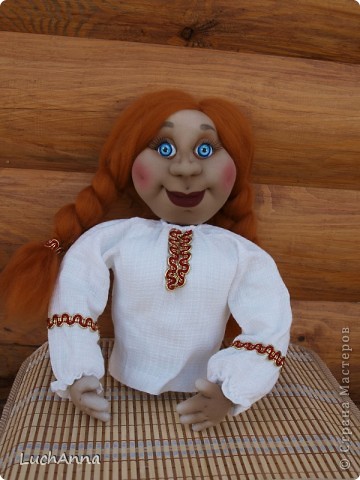  Куклы Шитьё: Марфушенька-душенька (кукла-грелка) Капрон. Фото 7
