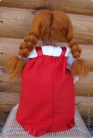  Куклы Шитьё: Марфушенька-душенька (кукла-грелка) Капрон. Фото 10