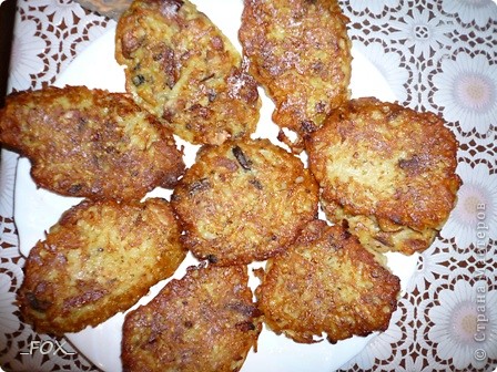  Мастер-класс: Драники с курицей и шампиньонами Овощи, фрукты, ягоды. Фото 9