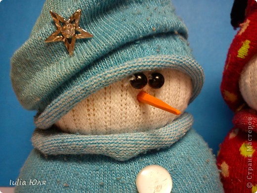  Мастер-класс Шитьё: Снеговики из носков Бусинки, Карандаш, Нитки, Носки Новый год, Рождество. Фото 20