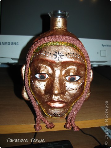 Мастер-класс Декупаж, Лепка, Папье-маше: МК бутылка-ваза для сухоцветьев в этно стиле Бутылки стеклянные, Краска, Пластилин, Салфетки, Шпагат День рождения. Фото 5 Мастер-класс Декупаж, Лепка, Папье-маше: МК бутылка-ваза для сухоцветьев в этно стиле Бутылки стеклянные, Краска, Пластилин, Салфетки, Шпагат День рождения. Фото 5