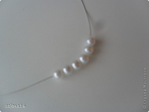 Maestro listones clase: perlas MK copos de nieve del Año Nuevo.  Foto 6