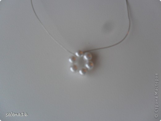 Maestro listones clase: perlas MK copos de nieve del Año Nuevo.  Foto 7