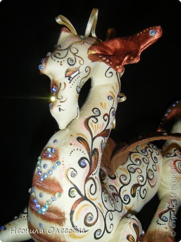  Мастер-класс Роспись, Шитьё: МК Интерьерный Дракон... Ткань Новый год. Фото 29