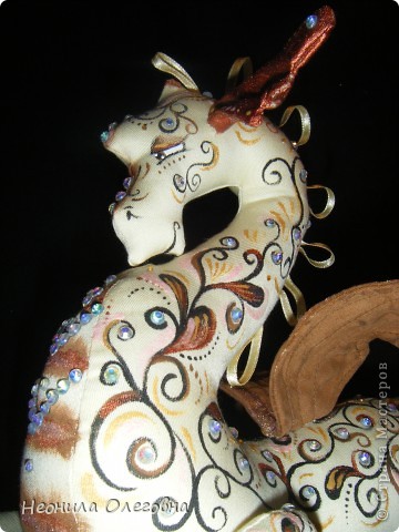  Мастер-класс Роспись, Шитьё: МК Интерьерный Дракон... Ткань Новый год. Фото 33