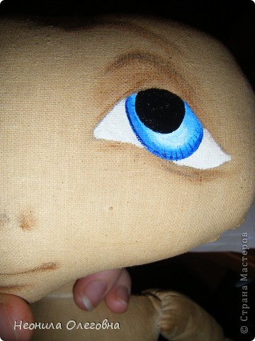 МК рисуем лицо текстильной кукле... Dscf7049