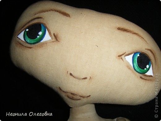 МК рисуем лицо текстильной кукле... Dscf7059