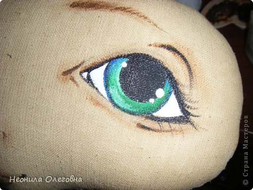 МК рисуем лицо текстильной кукле... Dscf7075