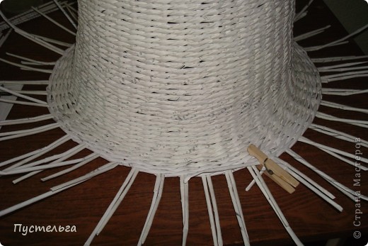  Поделка, изделие Декупаж, Плетение: Столик для вязания Бумага, Картон. Фото 13