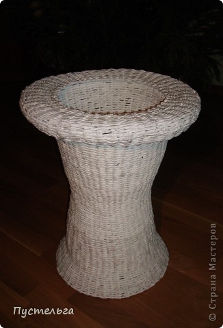  Поделка, изделие Декупаж, Плетение: Столик для вязания Бумага, Картон. Фото 16
