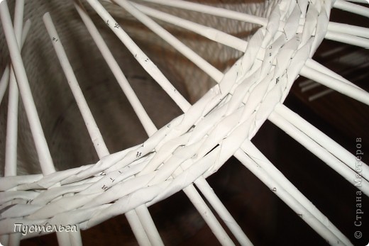  Поделка, изделие Декупаж, Плетение: Столик для вязания Бумага, Картон. Фото 10