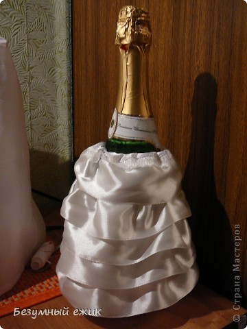  Декор предметов, Мастер-класс Шитьё: А наша невеста всех краше.... Кружево, Ленты, Ткань Свадьба. Фото 7