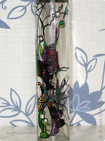  Декор предметов Витраж: Мои бутылочки. Бутылки стеклянные. Фото 2