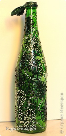  Декор предметов Витраж: Мои бутылочки. Бутылки стеклянные. Фото 5