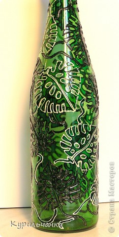  Декор предметов Витраж: Мои бутылочки. Бутылки стеклянные. Фото 6