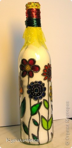  Декор предметов Витраж: Мои бутылочки. Бутылки стеклянные. Фото 12