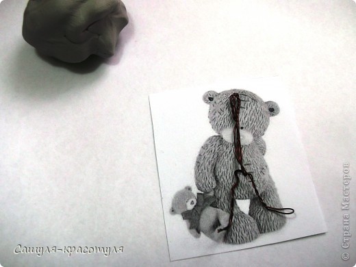 Modélisation Master class: Faire ours en peluche à partir de pâte polymère plastique. Photo 4