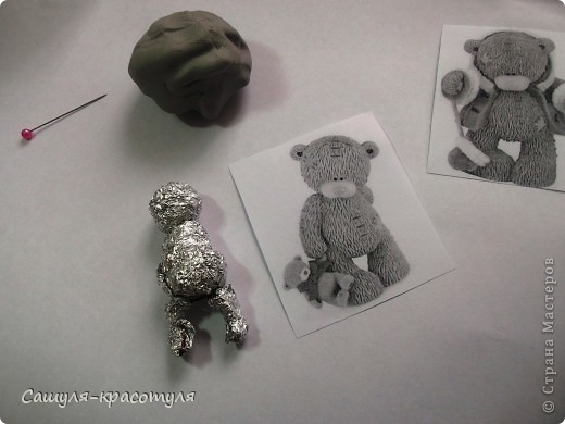 Modélisation Master class: Faire ours en peluche à partir de pâte polymère plastique. Photo 5