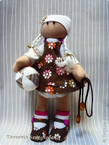  Игрушка, Куклы Шитьё: Кукла девочка  Лизонька... Ткань. Фото 2