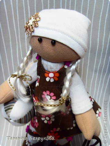  Игрушка, Куклы Шитьё: Кукла девочка  Лизонька... Ткань. Фото 1