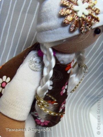 Игрушка, Куклы Шитьё: Кукла девочка  Лизонька... Ткань. Фото 5