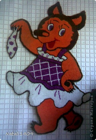 Мастер-класс, Поделка, изделие Вышивка, Вышивка ковровая, Коллаж, Ткачество ручное: Ковровый мишка Карандаш, Мешковина, Нитки. Фото 1 Мастер-класс, Поделка, изделие Вышивка, Вышивка ковровая, Коллаж, Ткачество ручное: Ковровый мишка Карандаш, Мешковина, Нитки. Фото 1