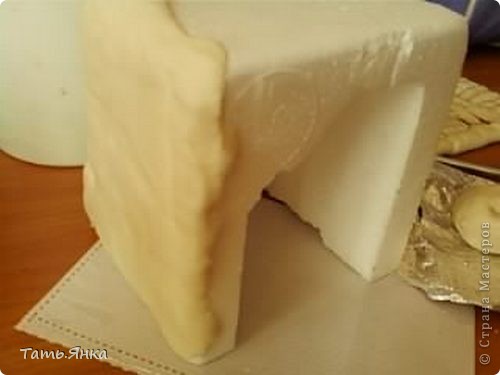 Мастер-класс Лепка: Создаем пейзаж для домиков из соленого теста Картон, Крупа, Пенопласт, Поролон, Тесто соленое Дебют. Фото 4 Мастер-класс Лепка: Создаем пейзаж для домиков из соленого теста Картон, Крупа, Пенопласт, Поролон, Тесто соленое Дебют. Фото 4