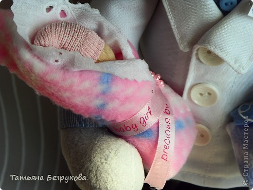  Игрушка, Куклы Шитьё: Подарок доктору. Ткань День защиты детей. Фото 2