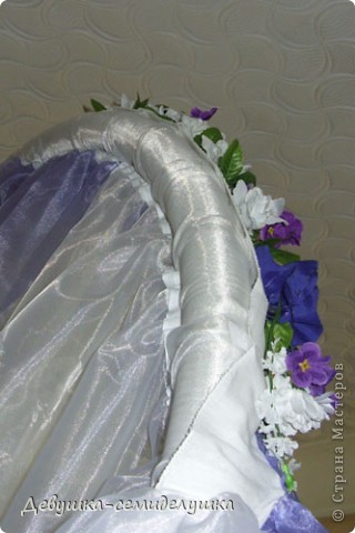  Поделка, изделие: Лавандовая свадьба: арка + Мастер-класс Бусинки, Ткань Свадьба. Фото 51