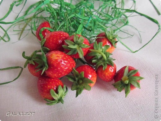  Мастер-класс Лепка: Выращиваем соленые ягодки. МК Тесто соленое. Фото 20