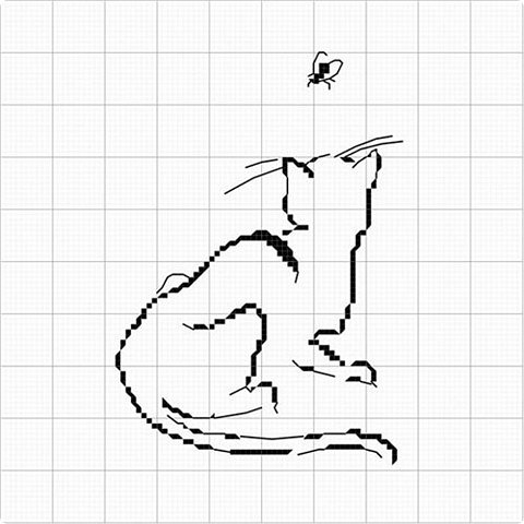  Картина, рисунок, панно Бумагопластика, Квиллинг: Серый кот Бумага, Бумажные полосы, Клей, Пастель Отдых. Фото 2