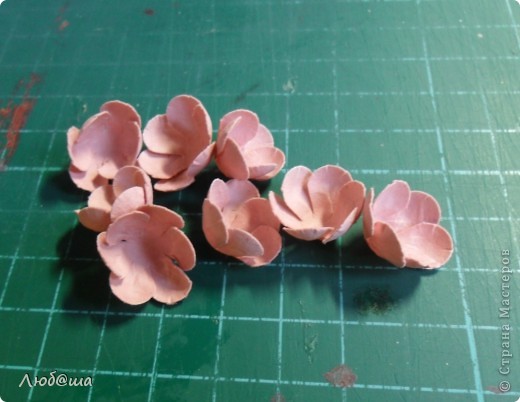  Мастер-класс Бумагопластика: Как я делаю пионы и розы. Бумага, Клей. Фото 7