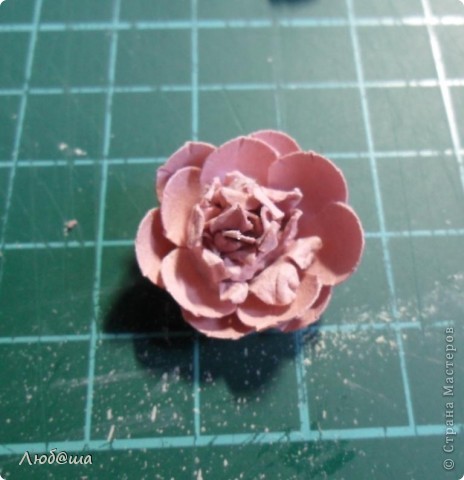  Мастер-класс Бумагопластика: Как я делаю пионы и розы. Бумага, Клей. Фото 15