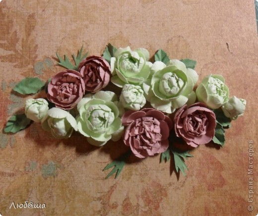  Мастер-класс Бумагопластика: Как я делаю пионы и розы. Бумага, Клей. Фото 1