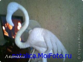 Поделка, изделие Папье-маше: Красный фламинго Бумага. Фото 2 Поделка, изделие Папье-маше: Красный фламинго Бумага. Фото 2